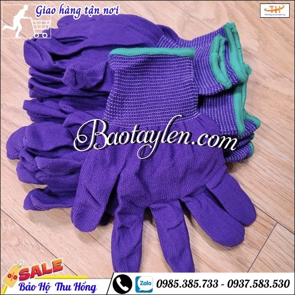 Găng tay lao động vải thun mỏng. Găng tay lao động vải thun mỏng.