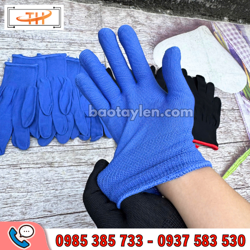 Găng tay vải thun lao động co giãn cực tốt Găng tay vải thun lao động co giãn cực tốt