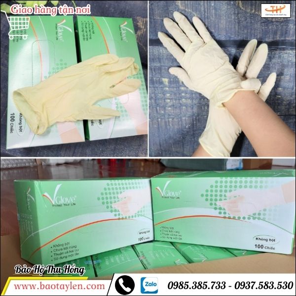 Găng tay ý tế loại không bột Găng tay ý tế loại không bột