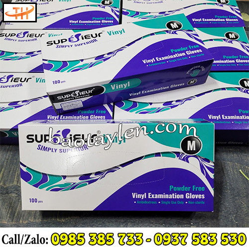 Găng tay vinyl trong suốt không bột chính hãng sỉ rẻ Găng tay vinyl trong suốt không bột chính hãng sỉ rẻ