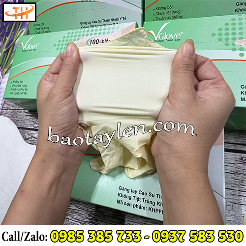 Găng tay y tế VGlove không bột, tiện lợi dễ đeo dễ tháo Găng tay y tế VGlove không bột, tiện lợi dễ đeo dễ tháo
