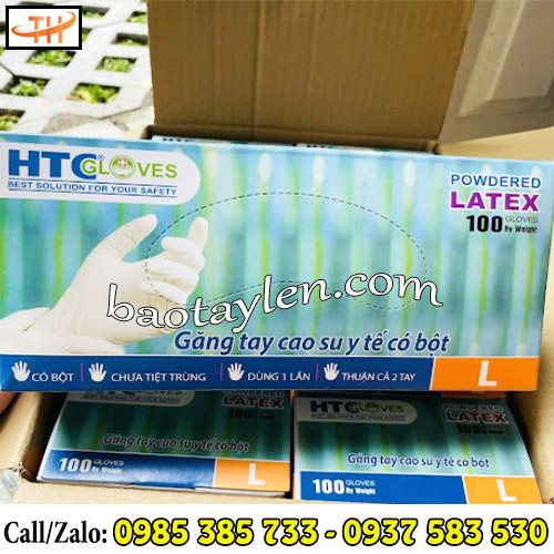 Găng tay Latex HTC Găng tay Latex HTC