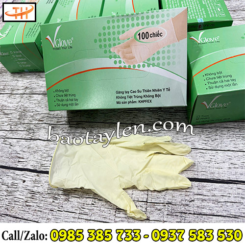 Găng tay y tế không bột Vglove Găng tay y tế không bột Vglove