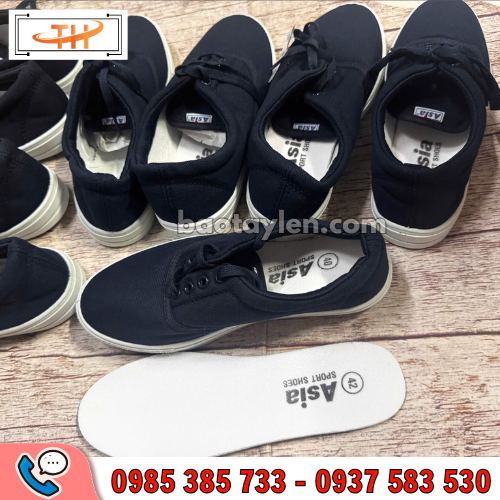 Giày vải Asia có dây thiết kế lớp lót rời, dễ dàng vệ sinh Giày vải Asia có dây thiết kế lớp lót rời, dễ dàng vệ sinh