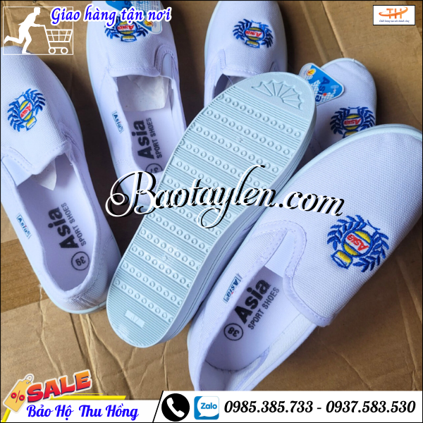 Giày vải chống trơn trợt giá rẻ. Giày vải chống trơn trợt giá rẻ.