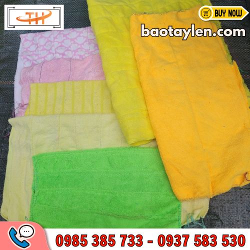 Khăn lau may nối bề mặt mềm mịn Khăn lau may nối bề mặt mềm mịn