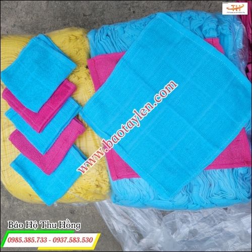 Khăn lau cotton nhiều màu. Khăn lau cotton nhiều màu.