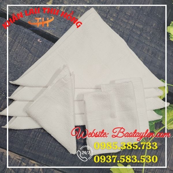 >>Khăn lau cotton vuông màu trắng. >>Khăn lau cotton vuông màu trắng.