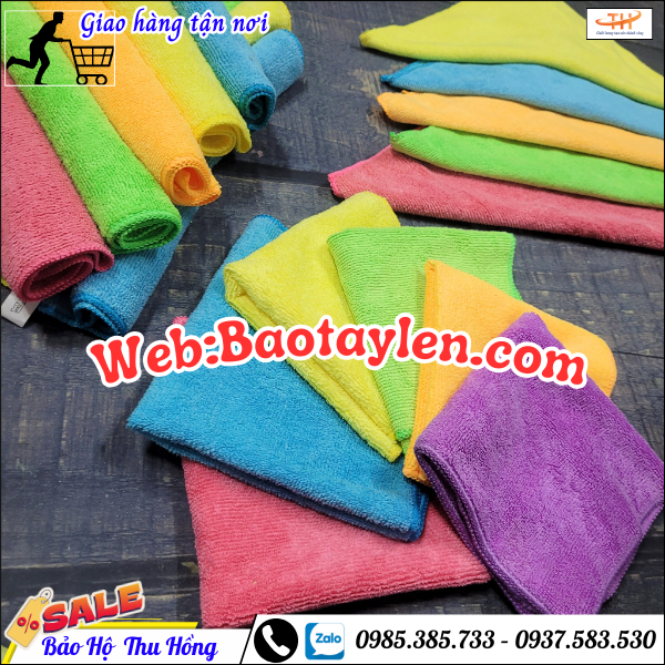Khăn lau cotton sẵn số lượng đủ màu  Khăn lau cotton sẵn số lượng đủ màu