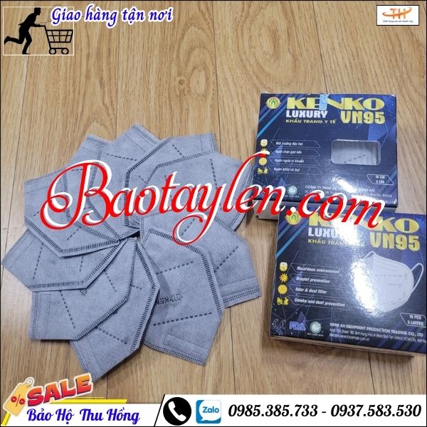 Khẩu trang N95 màu xám sẵn Khẩu trang N95 màu xám sẵn