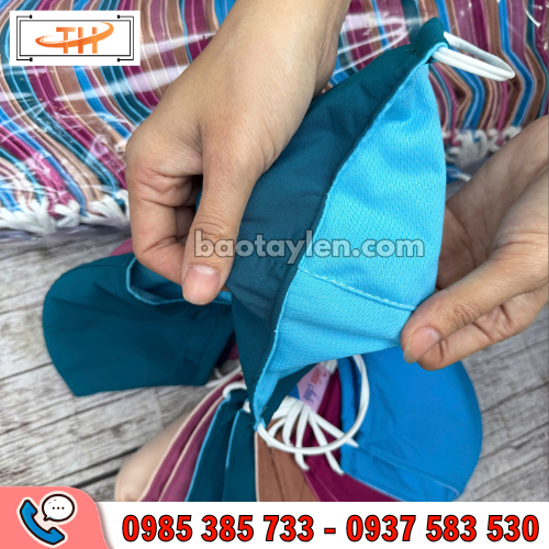 Khẩu trang vải 2 lớp chống bụi Khẩu trang vải 2 lớp chống bụi