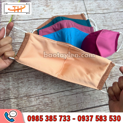 Khẩu trang vải 2 lớp chống bụi Khẩu trang vải 2 lớp chống bụi