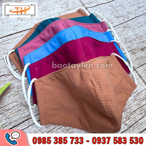 Khẩu trang vải cotton đa dạng với nhiều gam màu Khẩu trang vải cotton đa dạng với nhiều gam màu