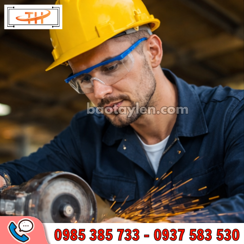 kính bảo hộ gọng xanh chống văng bắn kính bảo hộ gọng xanh chống văng bắn