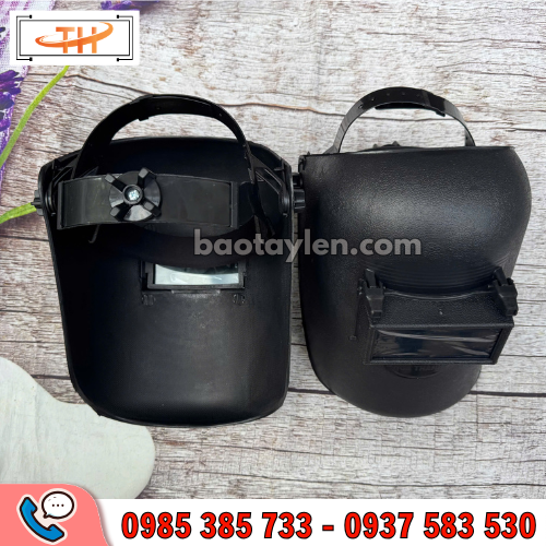 Mặt trược và sau mặt nạ hàn đội đầu Mặt trược và sau mặt nạ hàn đội đầu