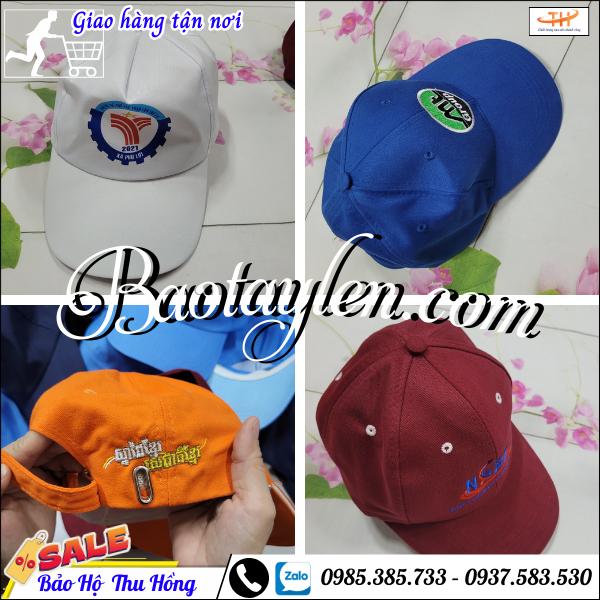 Mũ lưỡi trai loại có in logo Mũ lưỡi trai loại có in logo