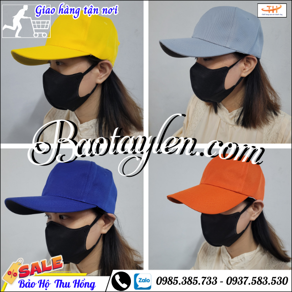 Mũ lưỡi trai nhiều màu sắc Mũ lưỡi trai nhiều màu sắc