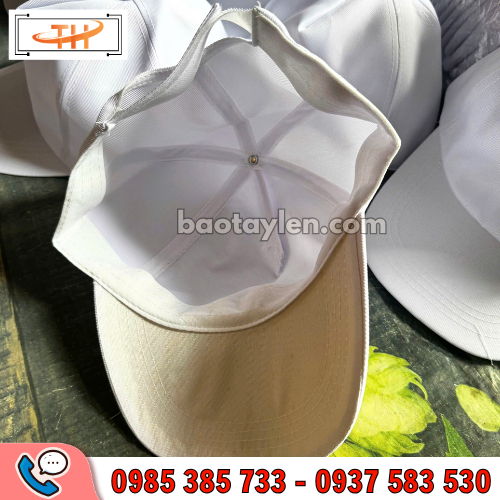 Thiết kế nón lưỡi trai trắng trơn Thiết kế nón lưỡi trai trắng trơn