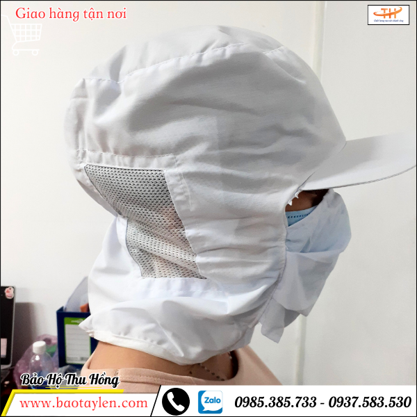 Mũ - nón thủy sản có khẩu trang nhưng vẫn đảm bảo tốt độ thoáng khí  Mũ - nón thủy sản có khẩu trang nhưng vẫn đảm bảo tốt độ thoáng khí