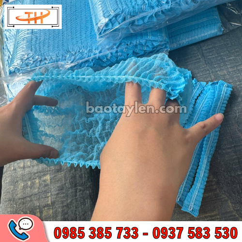Nón trùm đầu y tế dùng 1 lần Nón trùm đầu y tế dùng 1 lần