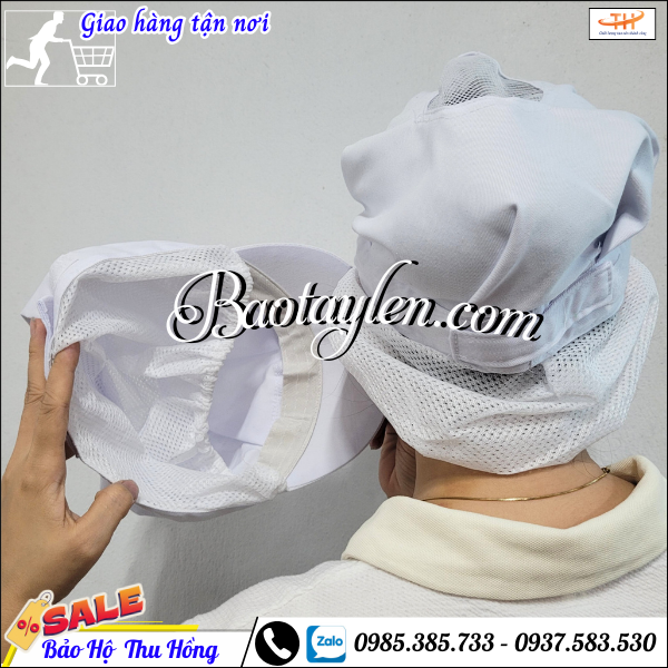 Mũ vải trắng công nhân giá sỉ. Mũ vải trắng công nhân giá sỉ.