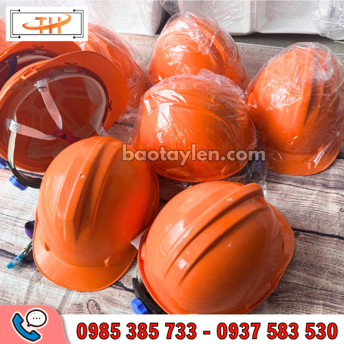 Nón bảo hộ lao động màu cam hàng sẵn tại Thu Hồng Nón bảo hộ lao động màu cam hàng sẵn tại Thu Hồng