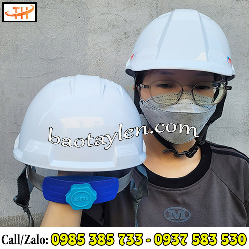 Mũ bảo hộ lao động màu trắng Mũ bảo hộ lao động màu trắng