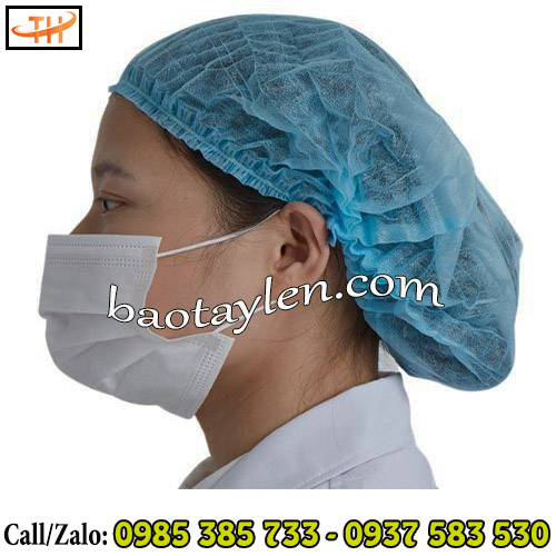 Nón con sâu y tế vải không dệt nhẹ, thoáng mát khi dùng Nón con sâu y tế vải không dệt nhẹ, thoáng mát khi dùng