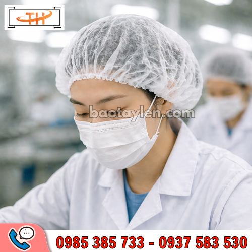 Ứng dụng thực tế nón trùm tóc y tế vải không dệt Ứng dụng thực tế nón trùm tóc y tế vải không dệt