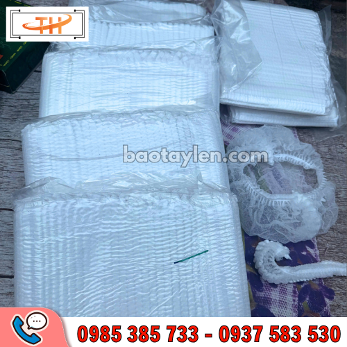 Nón trùm tóc y tế vải không dệt hàng chuẩn sỉ rẻ Nón trùm tóc y tế vải không dệt hàng chuẩn sỉ rẻ
