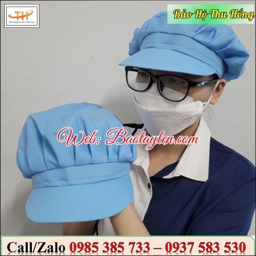 Mũ, nón vải xếp ly công nhân. Mũ, nón vải xếp ly công nhân.