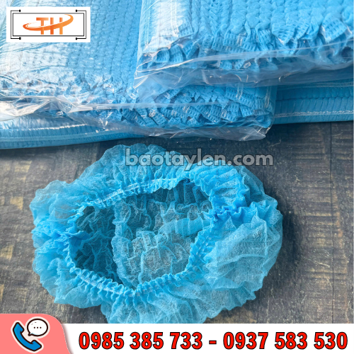 Nón trùm đầu y tế dùng 1 lần Nón trùm đầu y tế dùng 1 lần