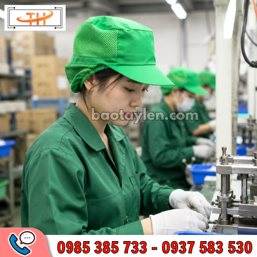 Nón trùm tóc công nhân xưởng sản xuất Nón trùm tóc công nhân xưởng sản xuất