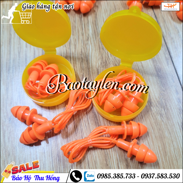 Nút bịt tai chống ồn tốt loại 2 tầng. Nút bịt tai chống ồn tốt loại 2 tầng.