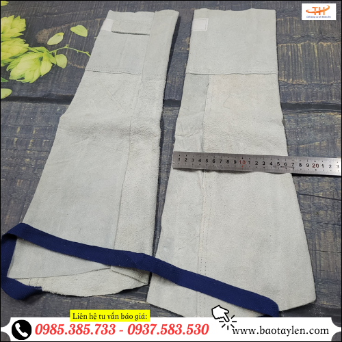 Ống tay da hàn chống cháy, chống cắt, chống thấm nước tốt. Ống tay da hàn chống cháy, chống cắt, chống thấm nước tốt.