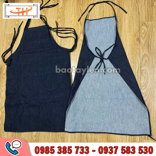 Tạp dề vải jean may sẵn tại Thu Hồng Tạp dề vải jean may sẵn tại Thu Hồng