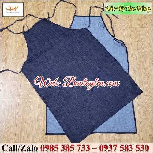 Tạp dề chất liệu vải kaki Tạp dề chất liệu vải kaki