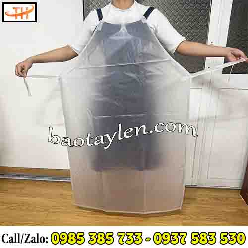 Tạp dề nhựa trong phù hợp sử dụng cho cả nam và nữ Tạp dề nhựa trong phù hợp sử dụng cho cả nam và nữ