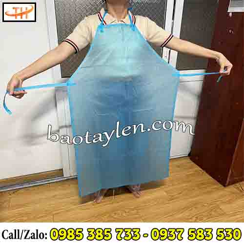 Tạp dề nhựa chống thấm bảo vệ quần áo của bạn luôn sạch sẽ khi làm việc Tạp dề nhựa chống thấm bảo vệ quần áo của bạn luôn sạch sẽ khi làm việc