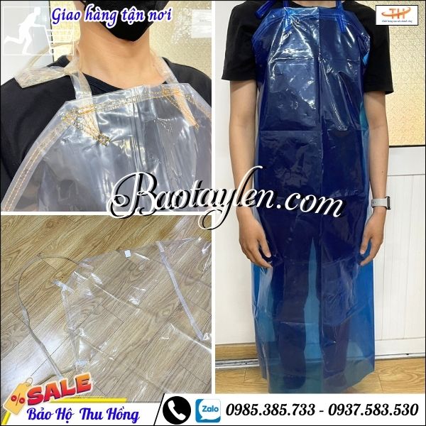 Tạp dề nhựa - tạp dề chống thấm nước. Tạp dề nhựa - tạp dề chống thấm nước.