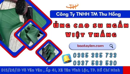 Ủng cao su ngắn Việt Thắng hàng chuẩn giá xưởng