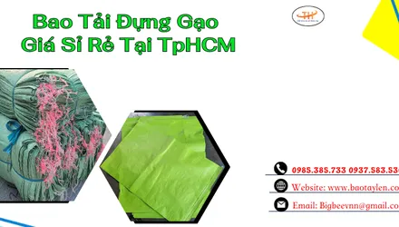 Phân phối bao đựng gạo sỉ giá rẻ tại TpHCM