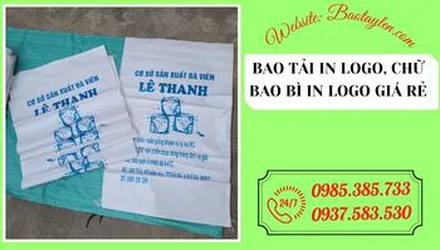 Bao tải in logo giá sỉ giá rẻ tận gốc