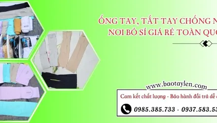 Xưởng sỉ lẻ ống tay chống nắng giá rẻ tphcm