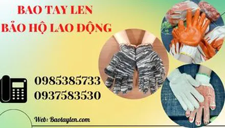 Bán găng tay len bảo hộ lao động giá rẻ tại TPHCM