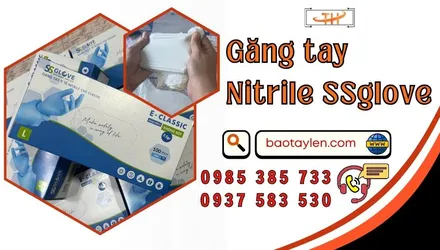 Sỉ găng tay nitrile S&S Glove hàng chuẩn chính hãng