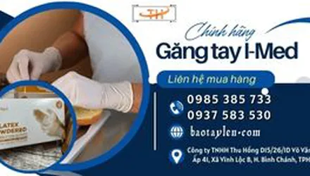 Găng tay i-med có bột dễ đeo giá sỉ số lượng