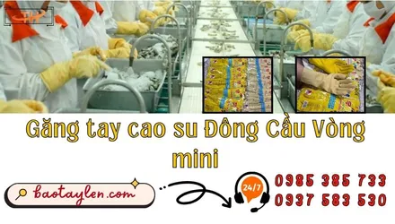 Mua găng tay cao su Đông Cầu Vồng mini ở đâu rẻ