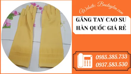 Nguồn găng tay cao su giá rẻ tại HCM