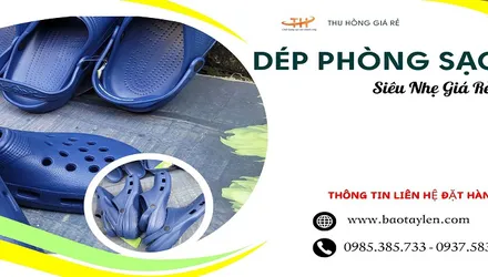 Dép phòng sạch chống tĩnh điện giá bỏ sỉ tại xưởng